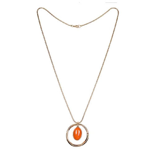 Фото Колье ORANGE OPAL Elegia Fiore Luna LN5140 R/G