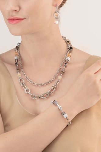 Фото Серьги Grey-Beige Coeur de Lion 4520/21-1210