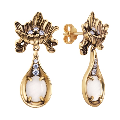 Фото Серьги LATTE D'ORO PICCOLO Fiore di Firenze OR4458 MADREPERLA