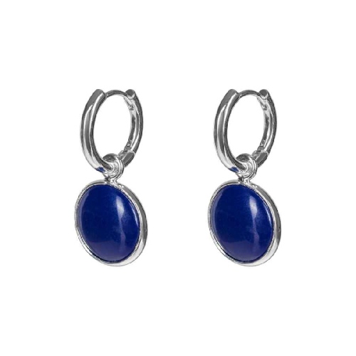Фото Серьги NATURAL LAPIS Elegia Fiore Luna LE1116 BL/S