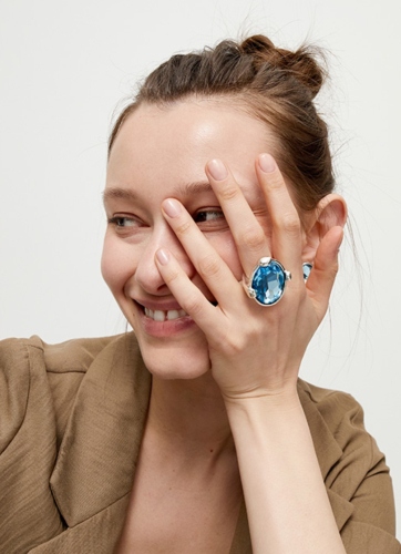 Фото Кольцо Ser Deslumbrante UNOde50 ANI0851AZUMTL21