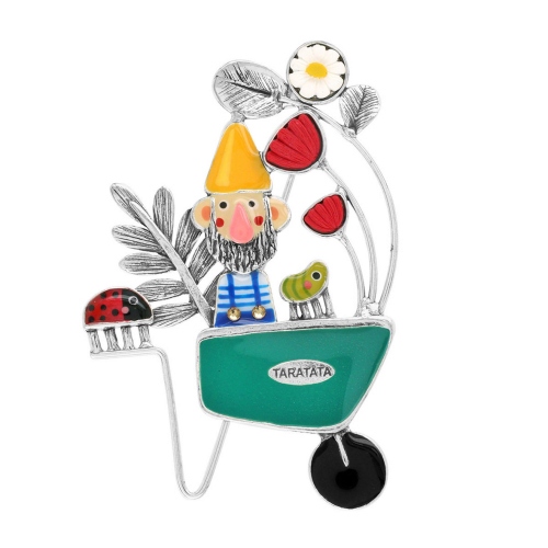 Фото Брошь Mr Wheelbarrow TARATATA E22-03202-10M