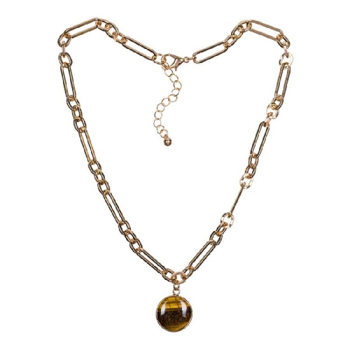 Фото Колье TIGER EYE Elegia Fiore Luna LN5147 BR/G