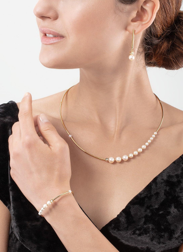 Фото Колье Asymmetry White-Gold Coeur de Lion 1102/10-1416