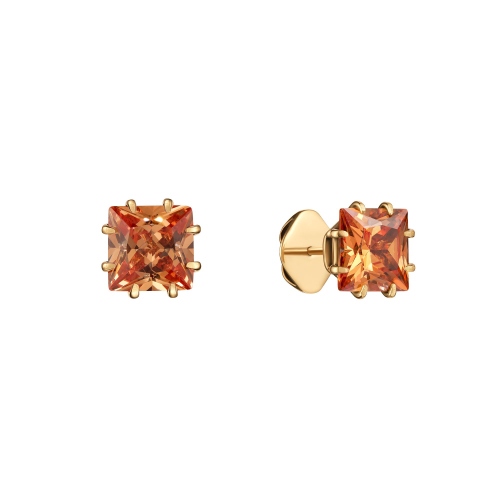 Фото Серьги пусеты VIVIENNE Fiore di Firenze OR1606 CHAMPAGNE PICCOLO