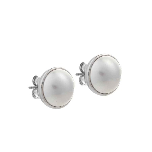 Фото Пусеты Pearl Kristal Fiore Luna A2005PE-E02.1 BW/S