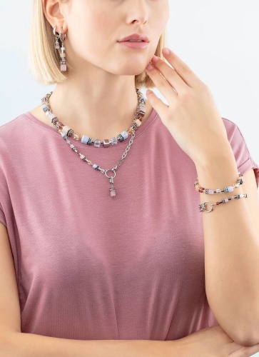 Фото Серьги Light blue-Beige Coeur de Lion 3039/21-0738