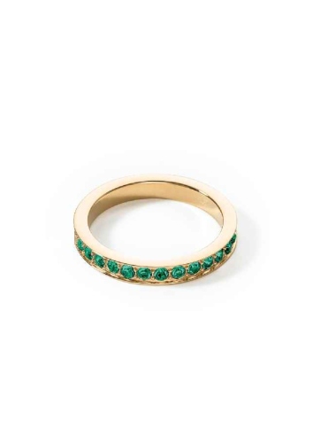 Фото Кольцо Dark Green-Gold Coeur de Lion 0127/40-0549 60