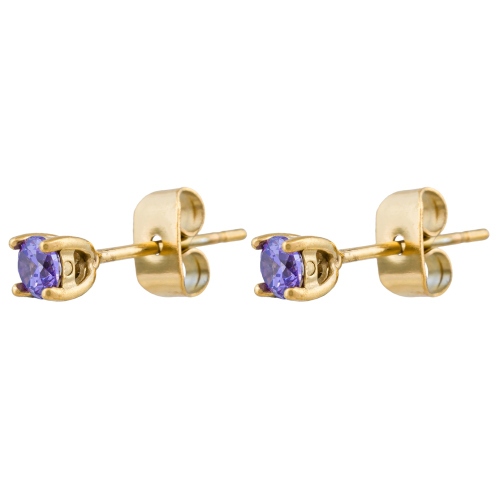 Фото Пусеты VIOLET Art Deco Fiore Luna AE03187-6 V/G