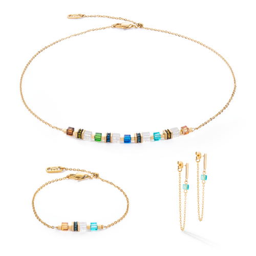 Фото Колье Multicolour Gold Coeur de Lion 5076/10-1516