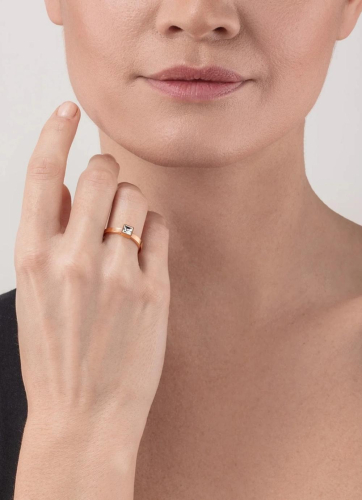 Фото Кольцо Crystal-Gold Coeur de Lion 0501/40-1816 58