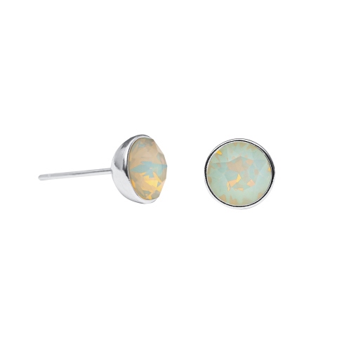Фото Пусеты Light Grey Opal Kristal Fiore Luna SWE298 LGO S