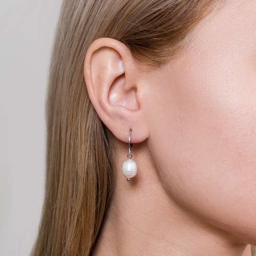 Фото Серьги PERLE Art Deco Fiore Luna AE03186-1S