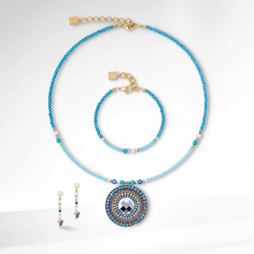 Фото Колье Turquoise Coeur de Lion 2035/10-0600