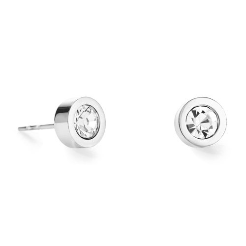 Фото Серьги Crystal-Silver Coeur de Lion 0228/21-1817