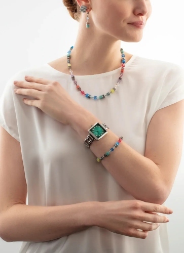 Комплект Coeur de Lion часы Turquoise Glaze и браслет Magic 7630/53-1705
