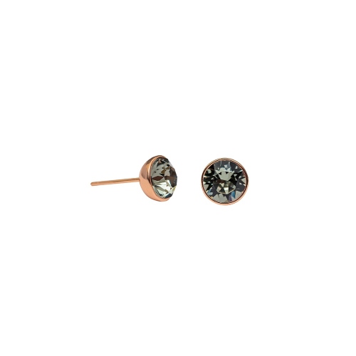 Фото Пусеты Black Dia Kristal Fiore Luna SWE298 BLD RG