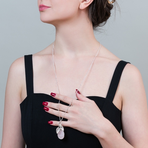 Фото Колье ROSE QUARTZ Elegia Fiore Luna LN5125 R/S