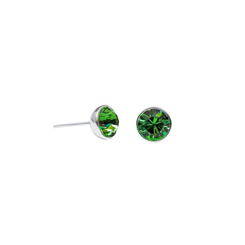 Фото Пусеты Fern Green Kristal Fiore Luna SWE298 FG S