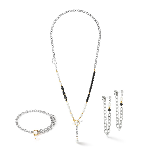 Колье Art Deco Elegance bicolour Coeur de Lion 1133/10-1314