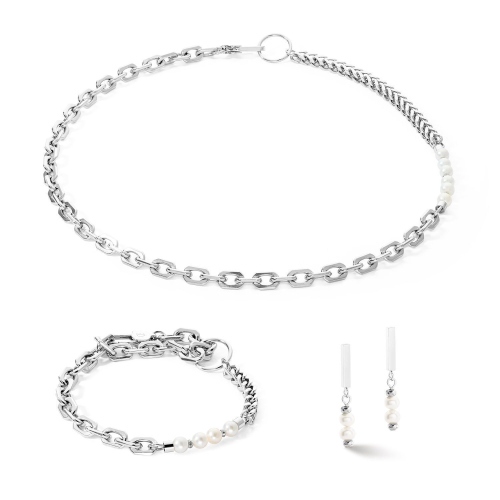 Фото Браслет White-Silver Coeur de Lion 1120/30-1417