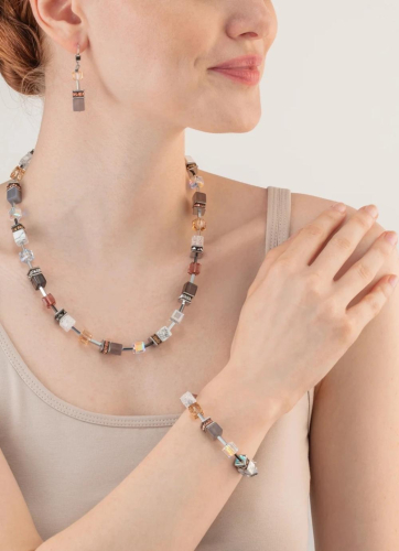 Фото Серьги Cognac-Beige Coeur de Lion 4505/20-1130