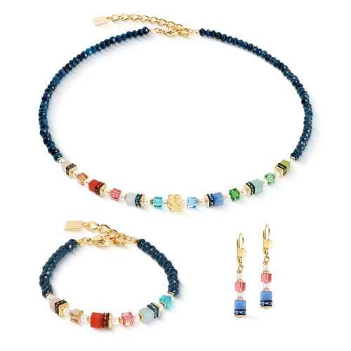 Фото Серьги Multicolour Gold Coeur de Lion 2102/20-1516
