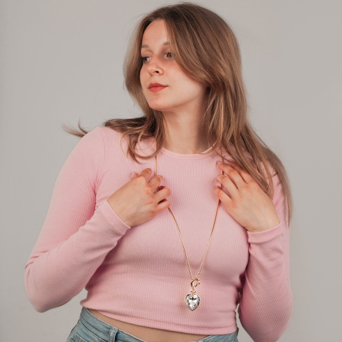 Колье Crystal Heart Togl Fiore Luna LN5237 G