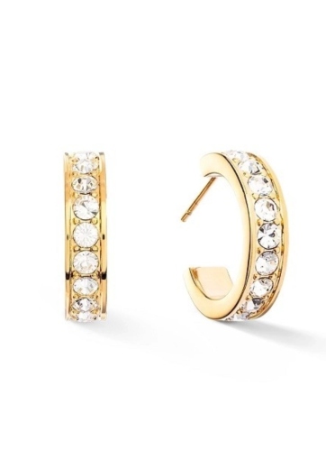 Фото Серьги Crystal-Gold Coeur de Lion 0131/21-1816