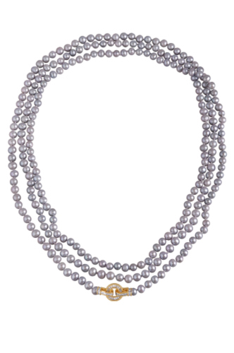 Фото Колье Silver/Gold Uvelina NR73 0066G-37N