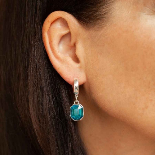 Фото Серьги Aquamarine Elegia Fiore Luna LE6117 S