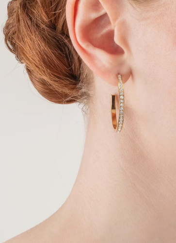 Фото Пусеты Crystal-Gold Coeur de Lion Coeur de Lion 0128/21-1816