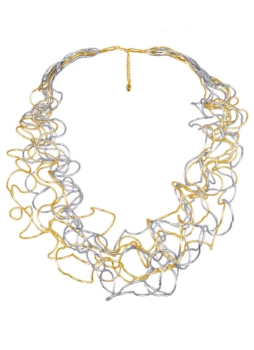 Фото Колье Silver/Gold Uvelina BS05 0608GR-00N