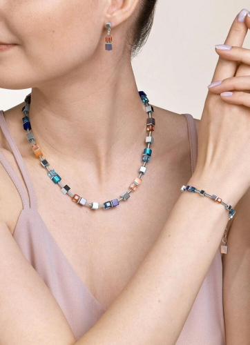 Фото Серьги Blue-Turquoise-Peach Coeur de Lion 5022/21-0751