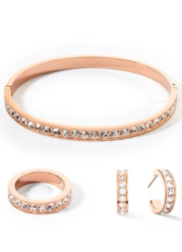 Фото Браслет Crystal-Rose gold 19 см Coeur de Lion 0131/37-1822