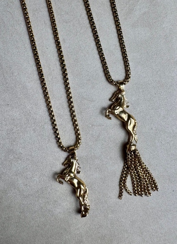 Фото Колье "Лошади" Claudio Canzian CC00205820 gold