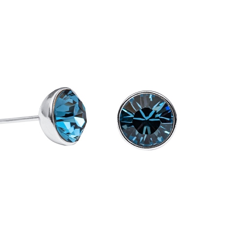 Фото Пусеты Denim Blue Kristal Fiore Luna SWE298 DB S