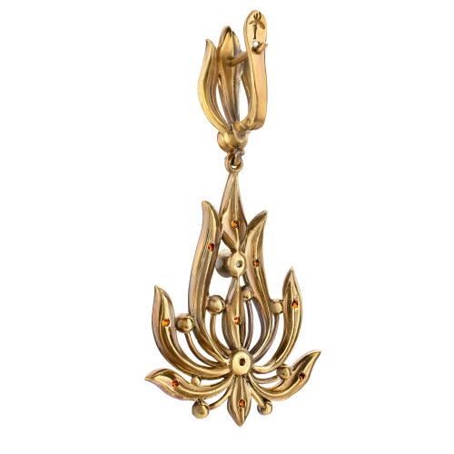 Фото Серьги Scintille Fiore di Firenze OR1750 GRANATO