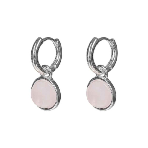 Фото Серьги ROSE QUARTZ Elegia Fiore Luna LE1113 R/S