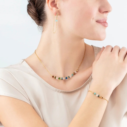 Фото Серьги Multicolour Gold Coeur de Lion 5076/21-1516