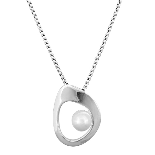 Колье WHITE PEARL Fiore Luna BBN13063-03 S