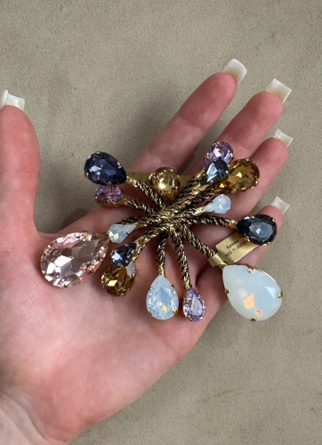 Фото Брошь "Хромосомы" Claudio Canzian CC00211005 violet