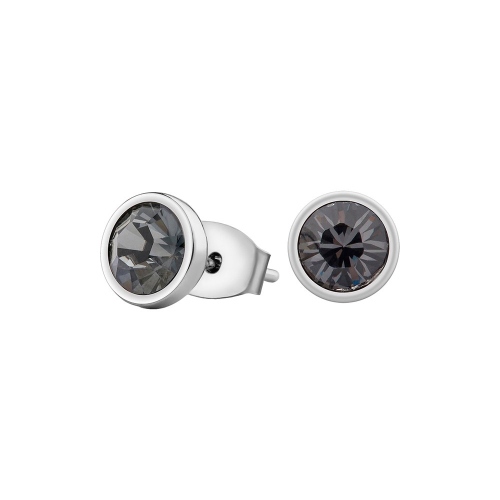 Фото Пусеты Crystal Silver Night Kristal Fiore Luna SWE297 CSN S