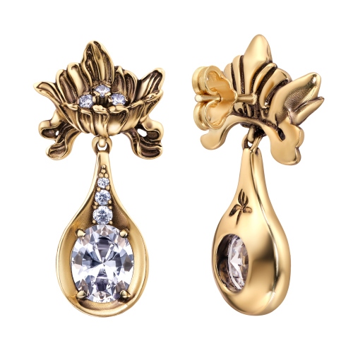 Фото Серьги LATTE D'ORO PICCOLO Fiore di Firenze OR4458 CRYSTAL