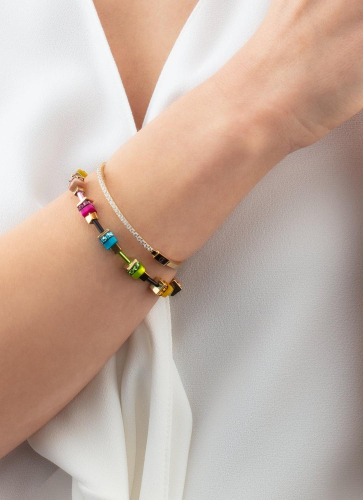 Фото Браслет Boho Sunset Cube rainbow Coeur de Lion 4413/30-1516