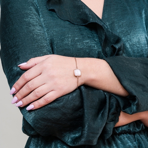 Фото Браслет Куб SHELL ROSE Art Deco Fiore Luna CB02914-3 R/RG
