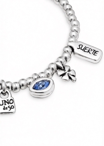 Фото Браслет I'm waiting 4 U Blue с серебром UNOde50 PUL2255AZUMTL0M