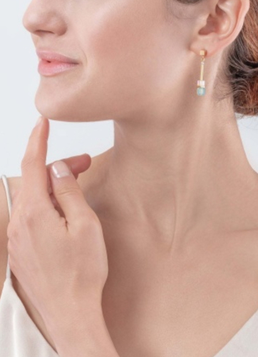 Фото Серьги Turquoise Coeur de Lion 5042/21-0600