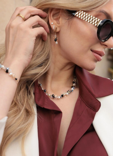 Фото Браслет Black-Crystal Coeur de Lion 1124/30-1318