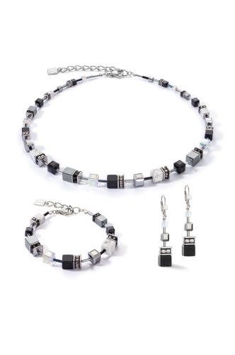 Фото Серьги Black-White Coeur de Lion 4530/20-1314